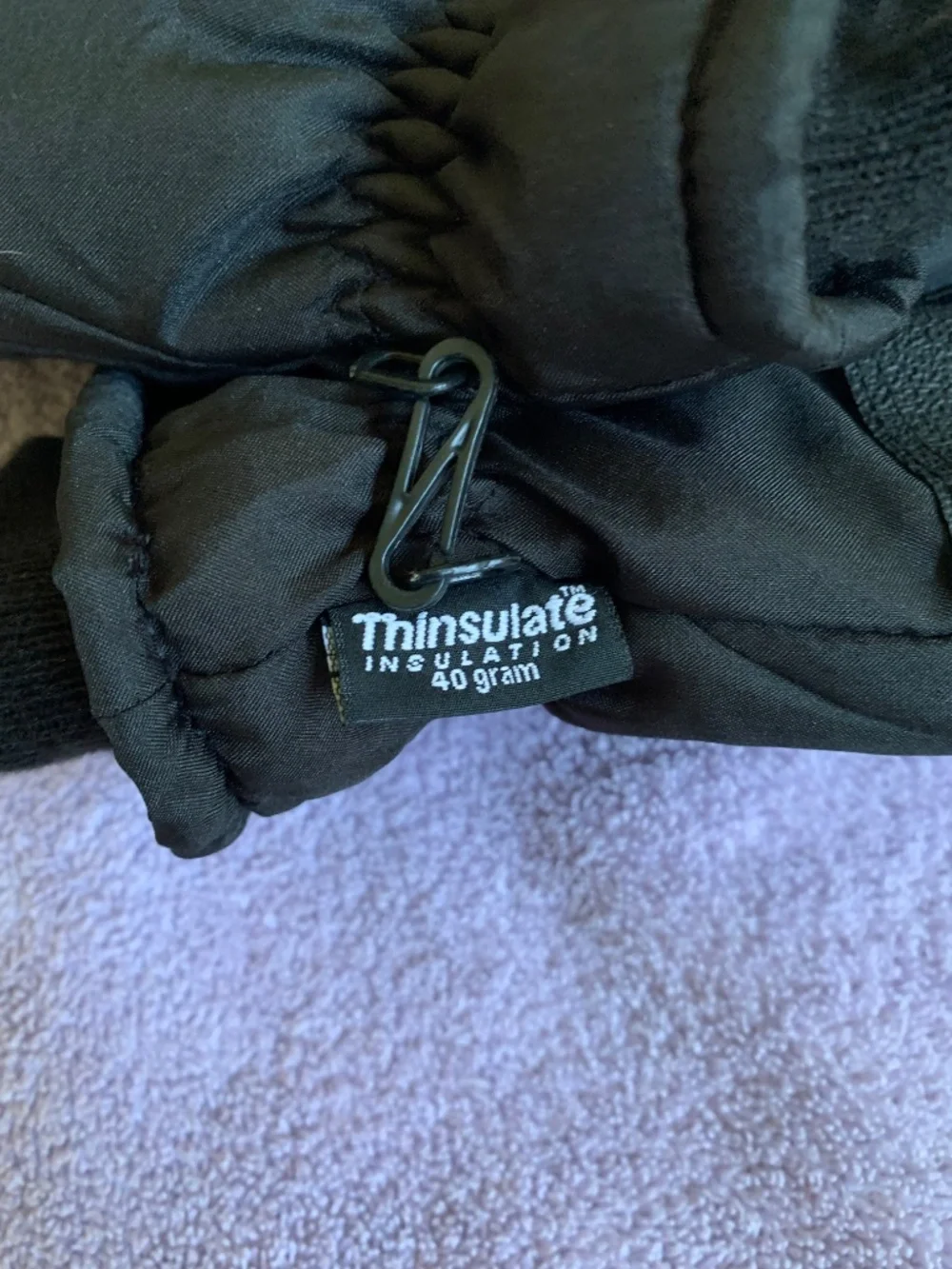 New Thinsulate Insulation Ladies Black Gloves sz M/L
